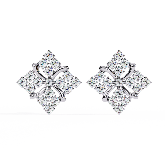 0.77 Carat Starry Multiwear Diamond Jacket Earrings