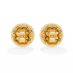 1.5 Carat Mira Round Lab-Grown Diamond Studs with Halo