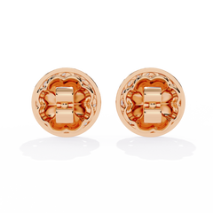 1.5 Carat Mira Round Lab-Grown Diamond Studs with Halo