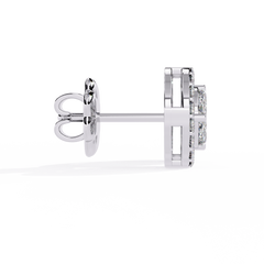 1.5 Carat Mira Round Lab-Grown Diamond Studs with Halo