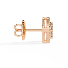 1.5 Carat Mira Round Lab-Grown Diamond Studs with Halo