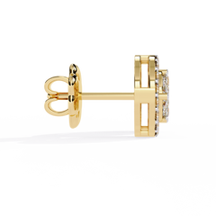 1.5 Carat Mira Round Lab-Grown Diamond Studs with Halo