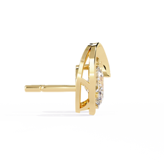 1.32 Carat Solitairekart Elegant Loop Natural Diamond Earrings – H Color, VS-SI Clarity