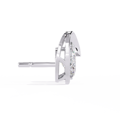 1.32 Carat Solitairekart Elegant Loop Natural Diamond Earrings – H Color, VS-SI Clarity