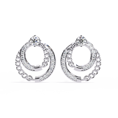 Arcadia Elegance Diamond Stud Earrings