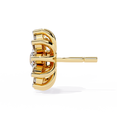 1.31 Carat Round Lab-Grown Diamond Stud Earrings (Pair)