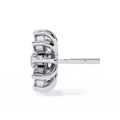 1.31 Carat Round Lab-Grown Diamond Stud Earrings (Pair)