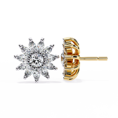 1.31 Carat Round Lab-Grown Diamond Stud Earrings (Pair)