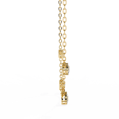 Elegant LGD Oval-Cut Stone Diamond Necklace 1.45Carat