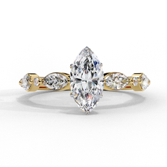1.72 Carat Lab-Grown Diamond Solitaire Engagement & Promise Ring in 18K Gold