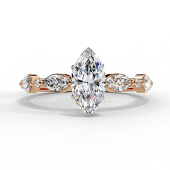 1.72 Carat Lab-Grown Diamond Solitaire Engagement & Promise Ring in 18K Gold