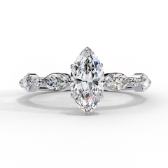 1.72 Carat Lab-Grown Diamond Solitaire Engagement & Promise Ring in 18K Gold