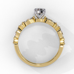 1.72 Carat Lab-Grown Diamond Solitaire Engagement & Promise Ring in 18K Gold
