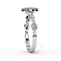 1.72 Carat Lab-Grown Diamond Solitaire Engagement & Promise Ring in 18K Gold