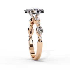 1.72 Carat Lab-Grown Diamond Solitaire Engagement & Promise Ring in 18K Gold