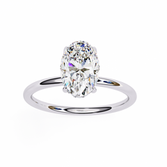 Delaila 1.25 Carat Diamond Engagement Ring in White Gold