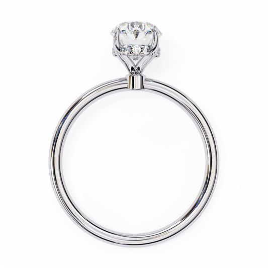 Delaila 1.25 Carat Diamond Engagement Ring in White Gold