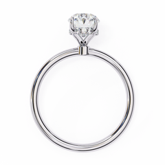 Delaila 1.25 Carat Diamond Engagement Ring in White Gold