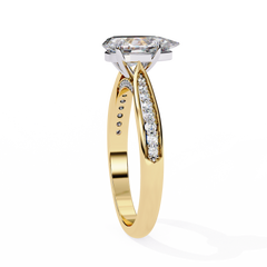 1.04 Carat Diamond Ring in 18K White Gold