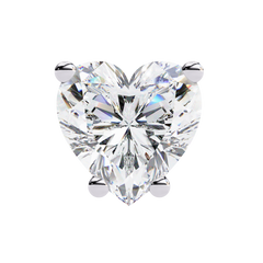 2.43 Carat Heart-Cut Diamond Earrings for Women