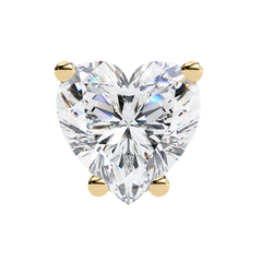 2.43 Carat Heart-Cut Diamond Earrings for Women