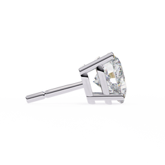 2.43 Carat Heart-Cut Diamond Earrings for Women