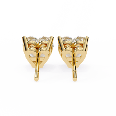 2.43 Carat Heart-Cut Diamond Earrings for Women