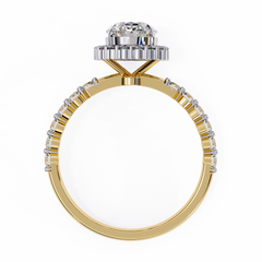 Eternity Halo Solitaire Ring 1.66 Carat – Radiant Love