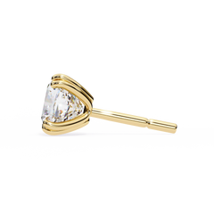 2.24 Carat Modern Solitaire Drop Earrings