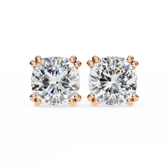 2.24 Carat Modern Solitaire Drop Earrings