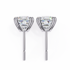 2.24 Carat Modern Solitaire Drop Earrings