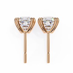 2.24 Carat Modern Solitaire Drop Earrings