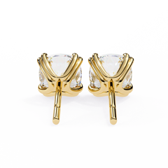 2.24 Carat Modern Solitaire Drop Earrings