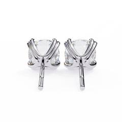 2.24 Carat Modern Solitaire Drop Earrings