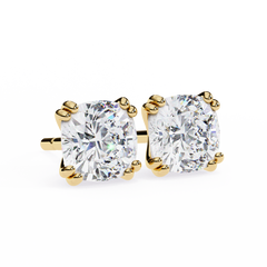 2.24 Carat Modern Solitaire Drop Earrings