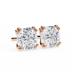 2.24 Carat Modern Solitaire Drop Earrings