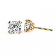 2.24 Carat Modern Solitaire Drop Earrings