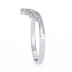 0.15 Carat Diamond Tiara-Inspired Ring