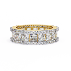 Galexis 3.54 Carat Princess-Cut Lab Grown Diamond Eternity Band