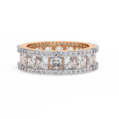 Galexis 3.54 Carat Princess-Cut Lab Grown Diamond Eternity Band