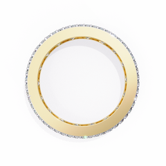 Galexis 3.54 Carat Princess-Cut Lab Grown Diamond Eternity Band