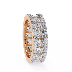 Galexis 3.54 Carat Princess-Cut Lab Grown Diamond Eternity Band