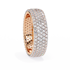 1.81 Carat Micro Pavé Diamond Eternity Band