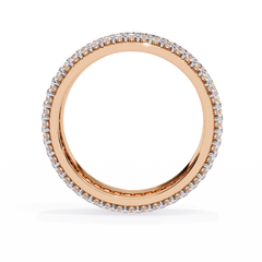 1.81 Carat Micro Pavé Diamond Eternity Band