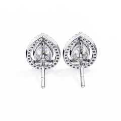 0.81 Carat Dazzling Oval-Cut Diamond Earrings in Gold