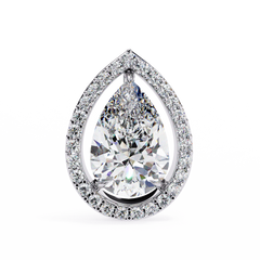 0.81 Carat Dazzling Oval-Cut Diamond Earrings in Gold