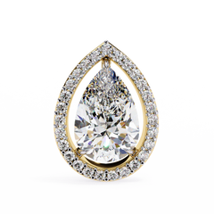 0.81 Carat Dazzling Oval-Cut Diamond Earrings in Gold