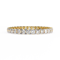 0.99 Carat Round Lab-Grown Diamond Band Ring