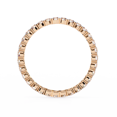 0.99 Carat Round Lab-Grown Diamond Band Ring