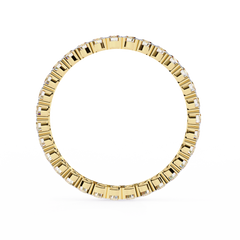 0.99 Carat Round Lab-Grown Diamond Band Ring